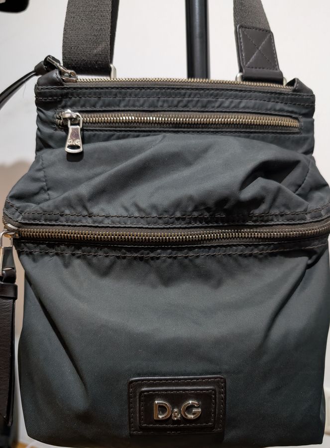 Dolce & Gabbana nylon multi-pocket messenger bag