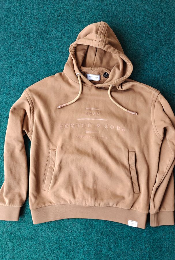 Scotch & Soda  -  Graphic Cotton-Blend Hoodie