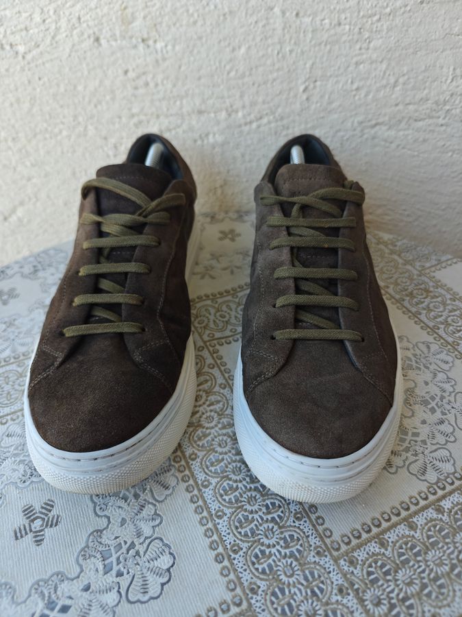 Massimo Dutti  -  Split Suede Trainers