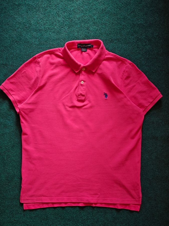 U.S. Polo Assn  -  Magenta Polo Shirt Short Sleeve