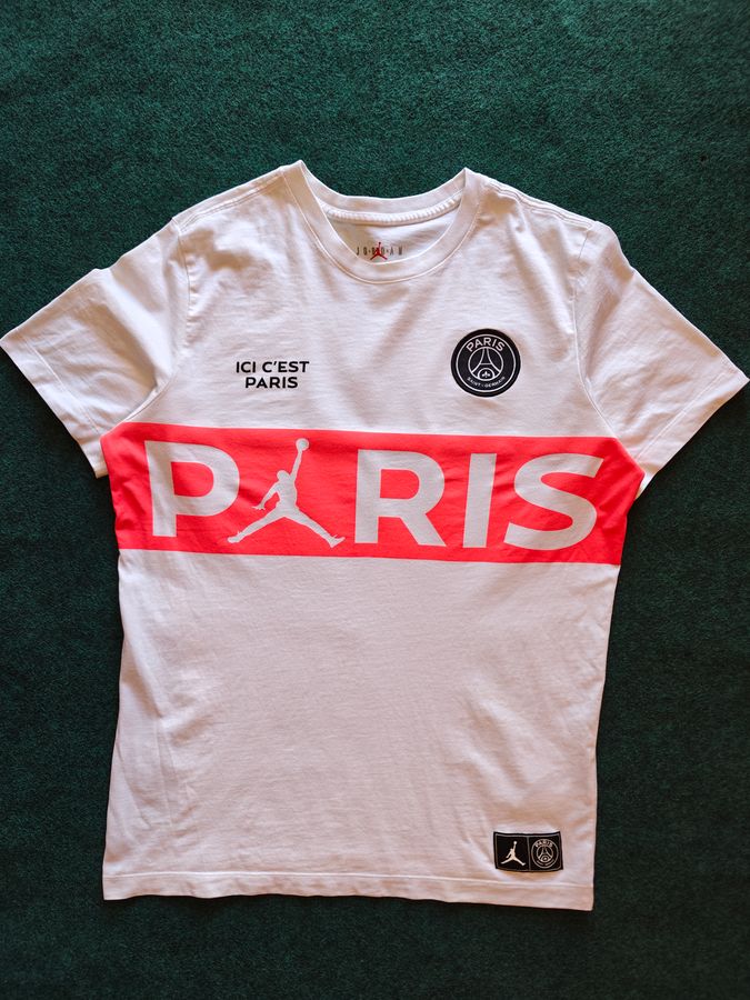 Nike  -  JORDAN x PSG Wordmark T-Shirt