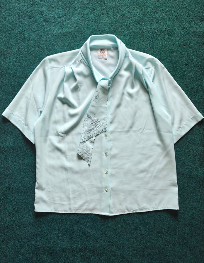 C&A Golden Gate -  Woman's Shirt Short Sleeve Light Blue