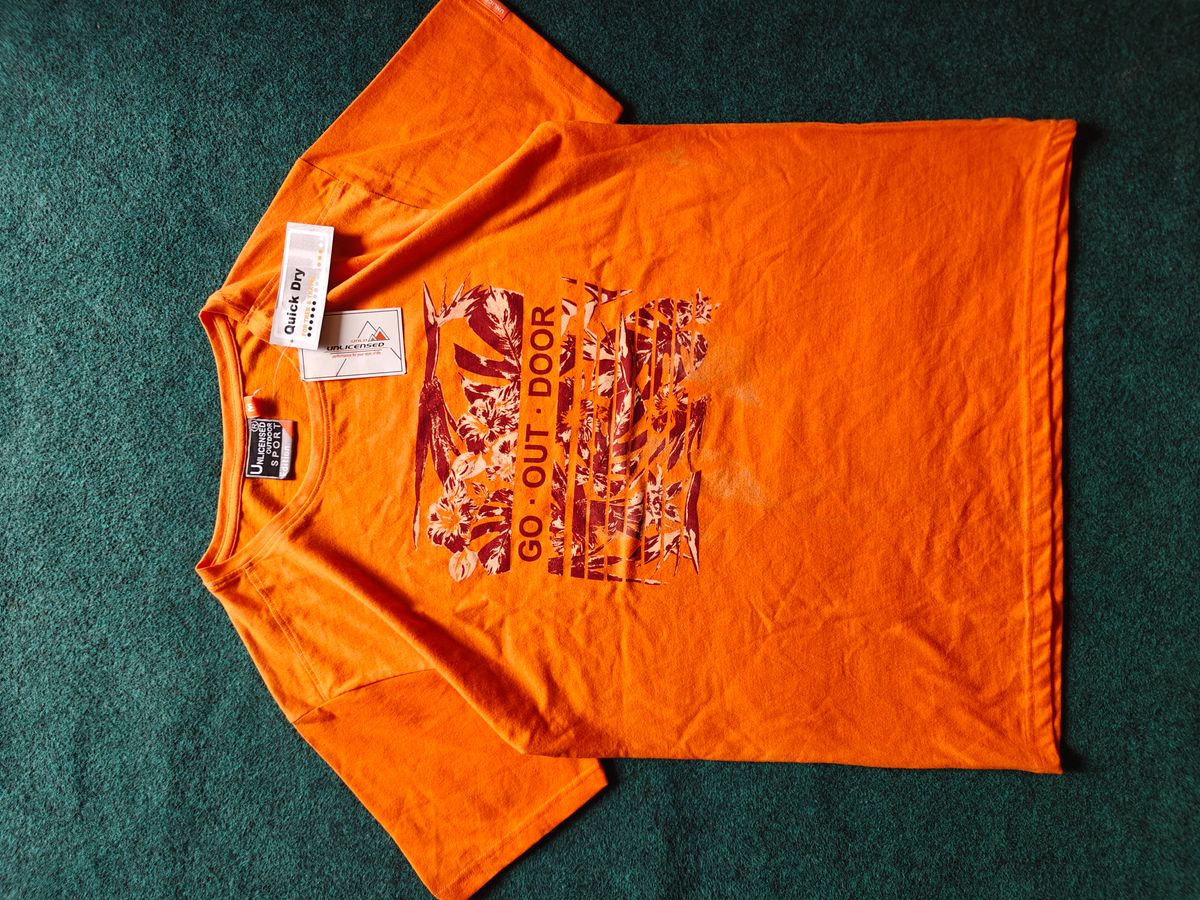 Unlicensed  -  Men's Outdoor T-Shirt Orange Blaze