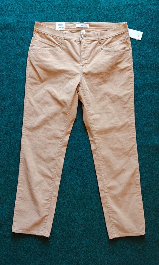 BRAX  -  Women's Mary Corduroy Pants Beige/Camel