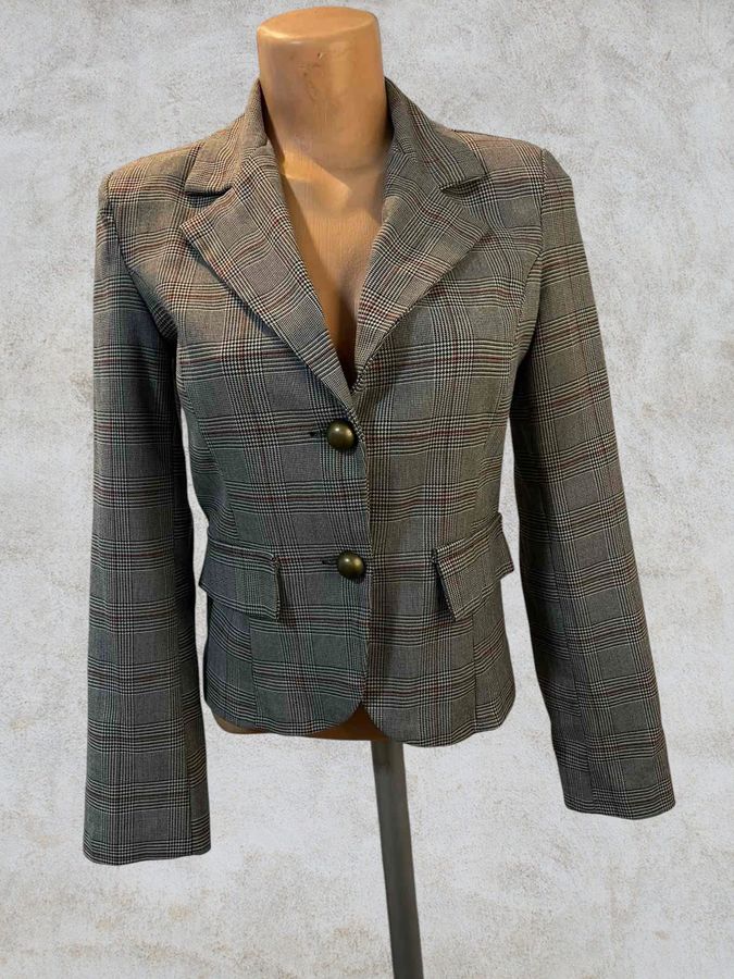 Setër ngjyrë hiri me katrorë