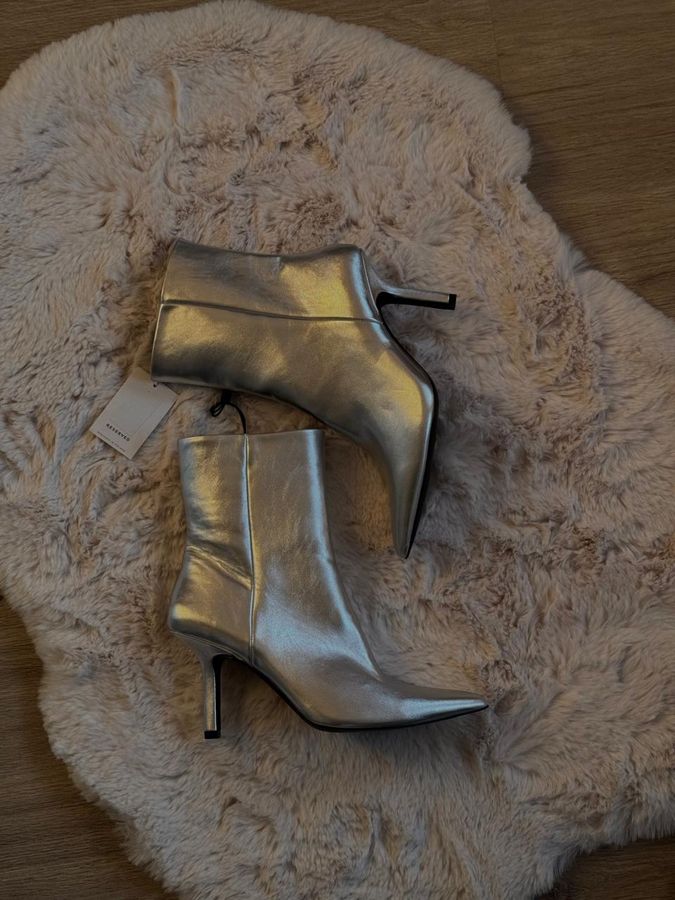 RESERVED - Silver High Boots