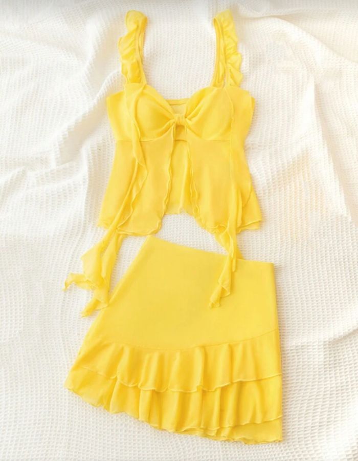 Yellow summer set
