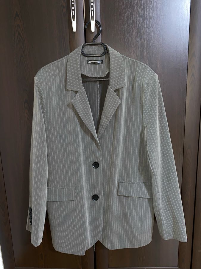 Gray striped Blazer