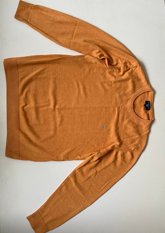 GANT Men’s Orange Crew Neck Sweater