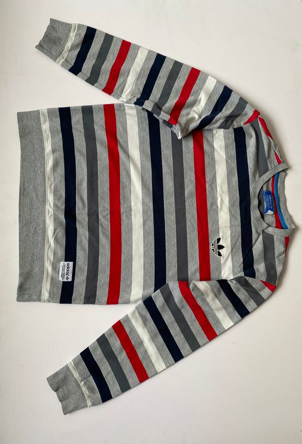 Striped Crewneck Sweatshirt