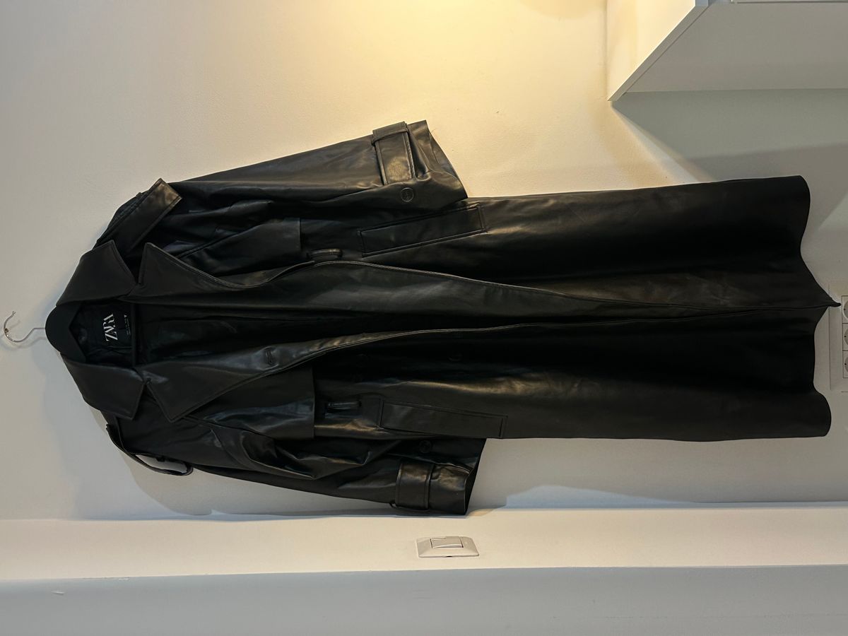 Leather coat 