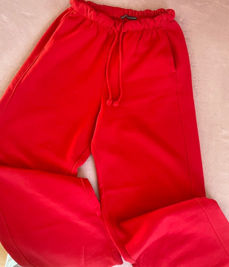 Red Tracksuit Pants