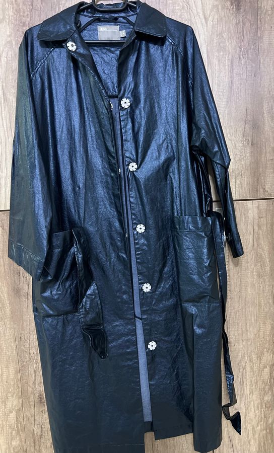 Dark Blue Lightweight Trench Coat