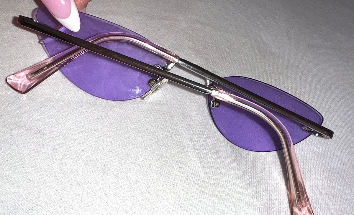 Purple glasses