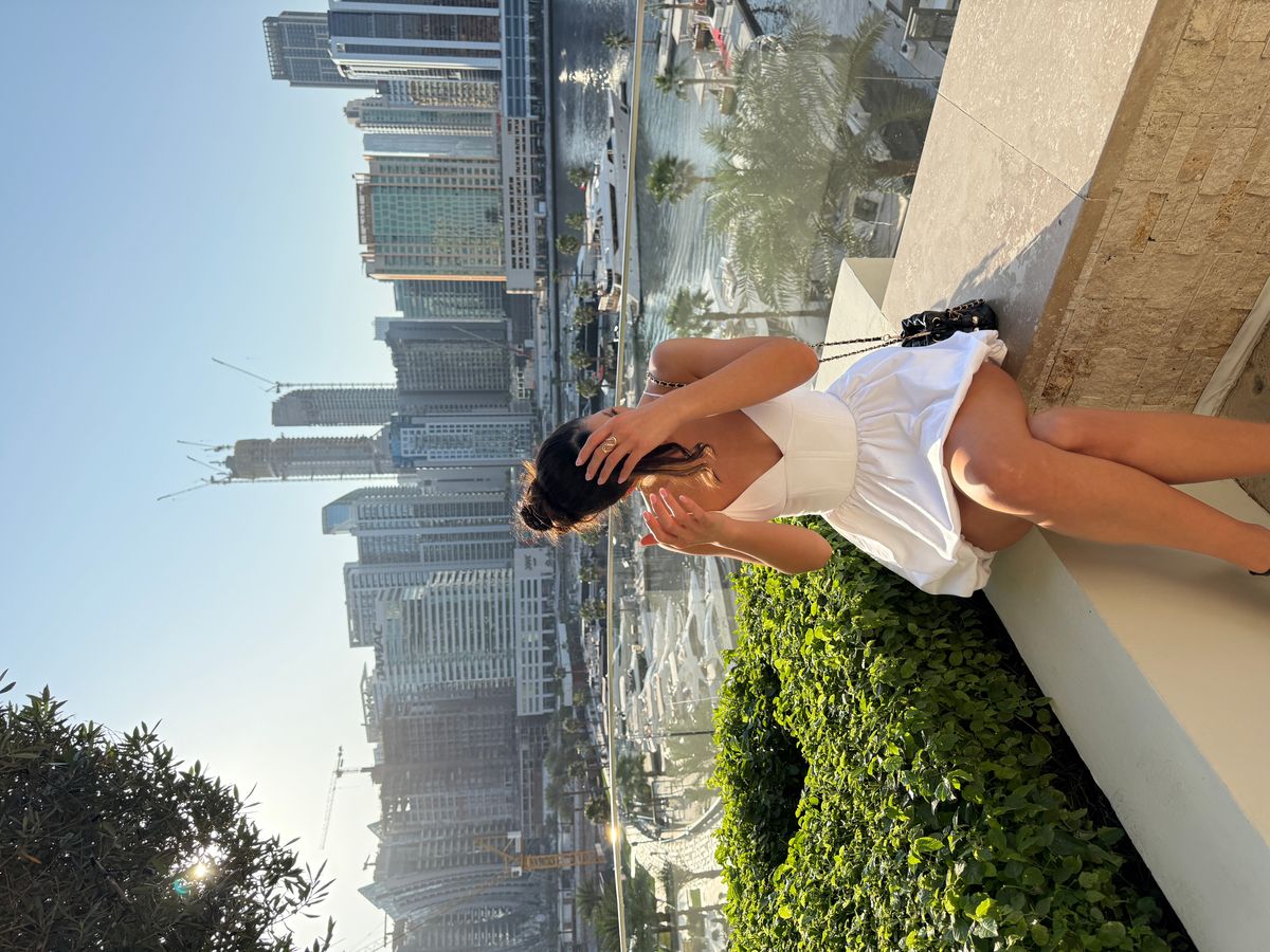 Zara mini white dress