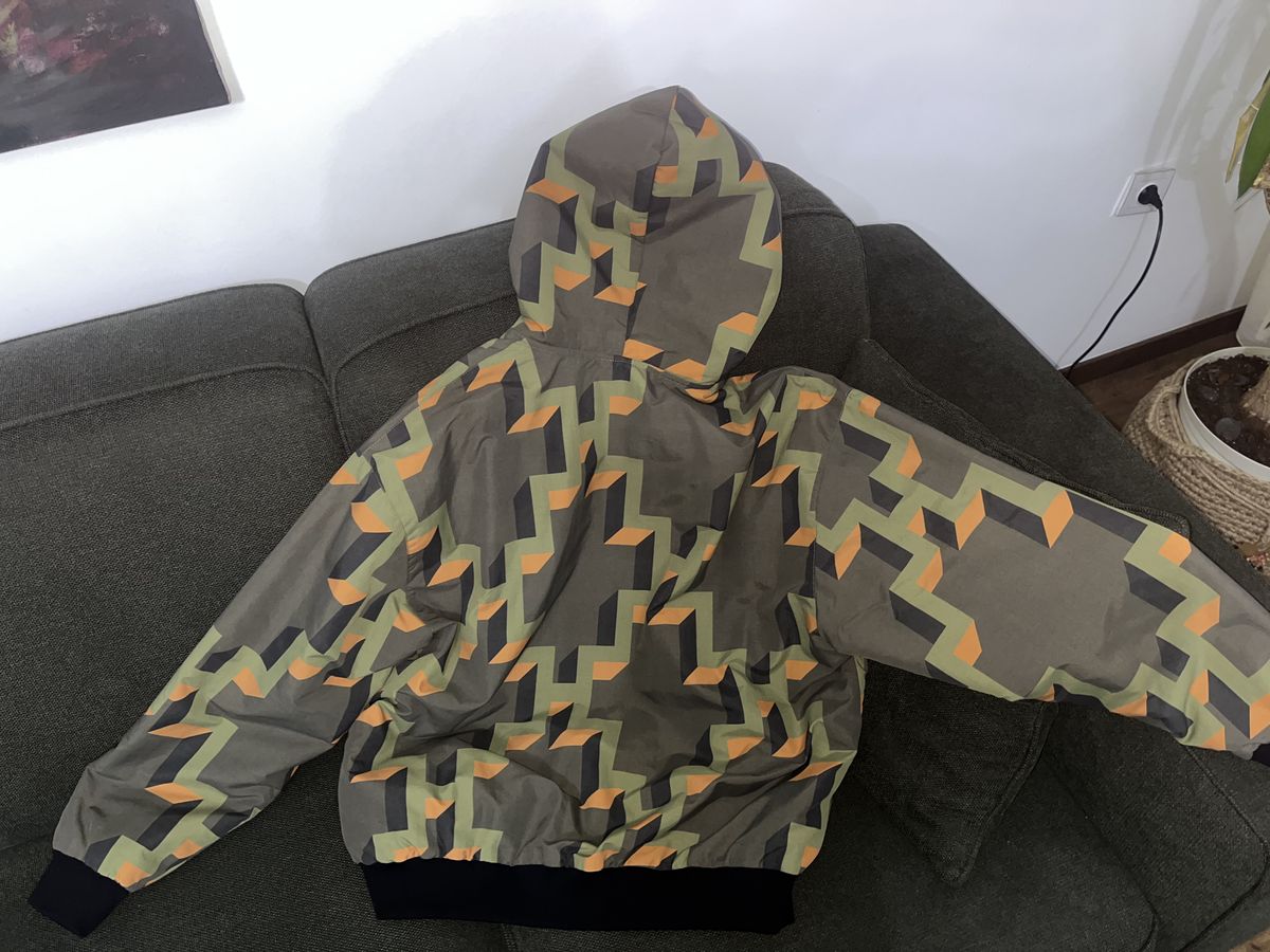 Marcelo Burlon Army Orange Hoded Jacket
