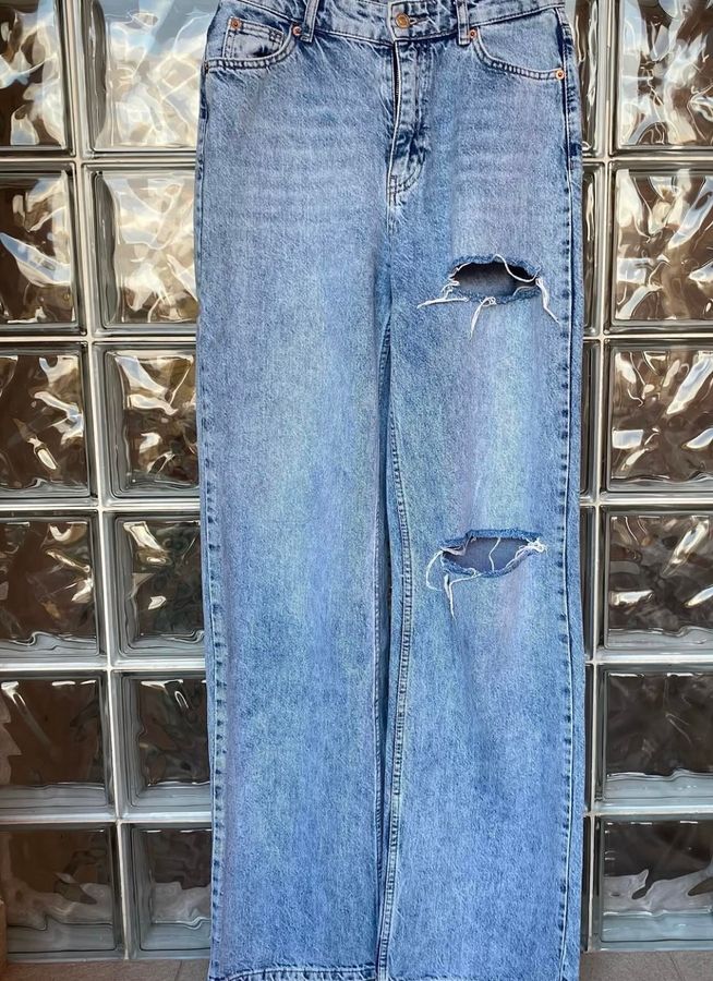 Wide leg jeans