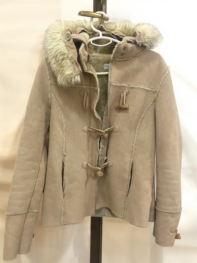 Beige Fur-Lined Jacket 