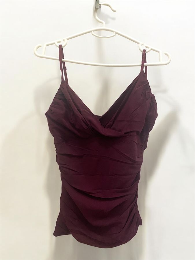 Burgundy Corset Top