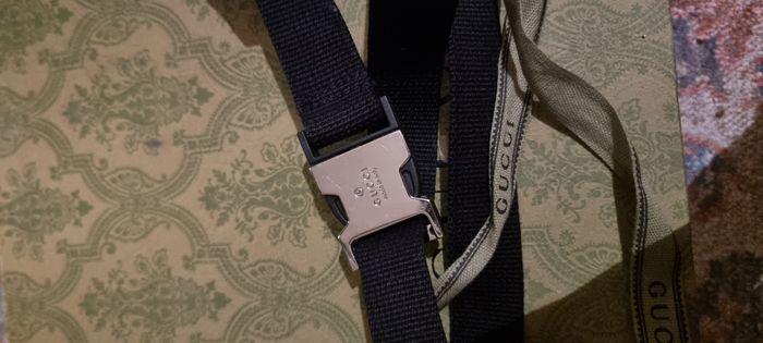  Black GG Embossed Belt Bag 3