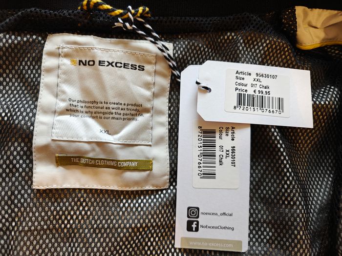 No Excess  -  Indigo Hooded Jacket 4