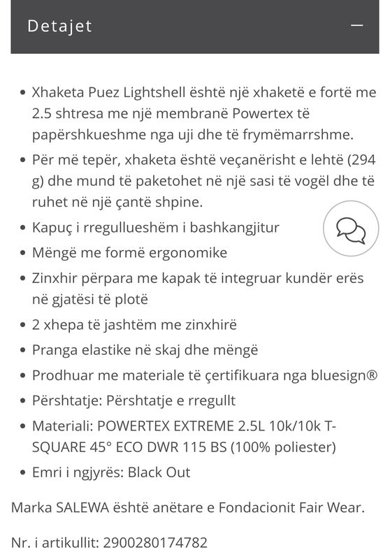 Salewa  -  Puez Aqua 3 Powertex 2.5L Jacket 5