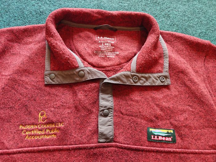 L.L.Bean  -  1/4 Snap Button Fleece Jumper 3