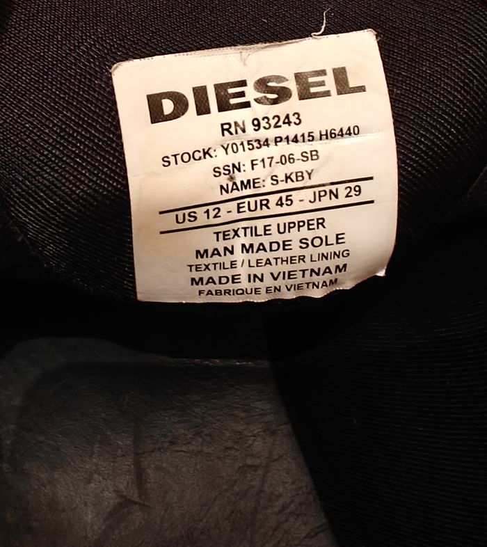 DIESEL  -  S-KBY  Low-Cut Sneakers 5