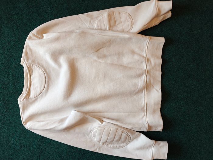 GANT  -  Eggshell White Crew Neck Sweatshirt 2