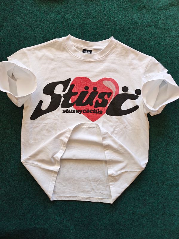Stussy  -  Stüssy x Cactus Plant Flea Market Heart T-Shirt 3