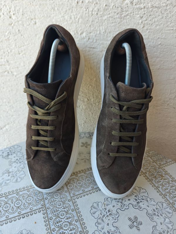 Massimo Dutti  -  Split Suede Trainers 2
