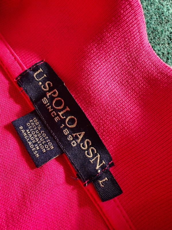 U.S. Polo Assn  -  Magenta Polo Shirt Short Sleeve 3