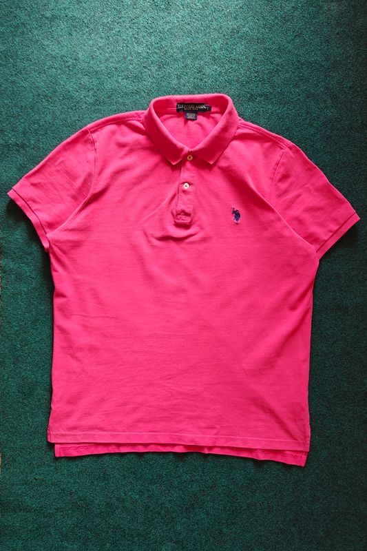 U.S. Polo Assn  -  Magenta Polo Shirt Short Sleeve 2