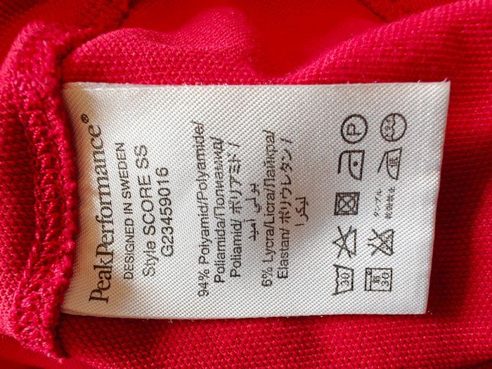 Peak Performance  -  Men's Polo Shirt Score Red 4