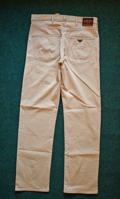 Armani Jeans  -  Men's Pants AJ Beige Cream 2