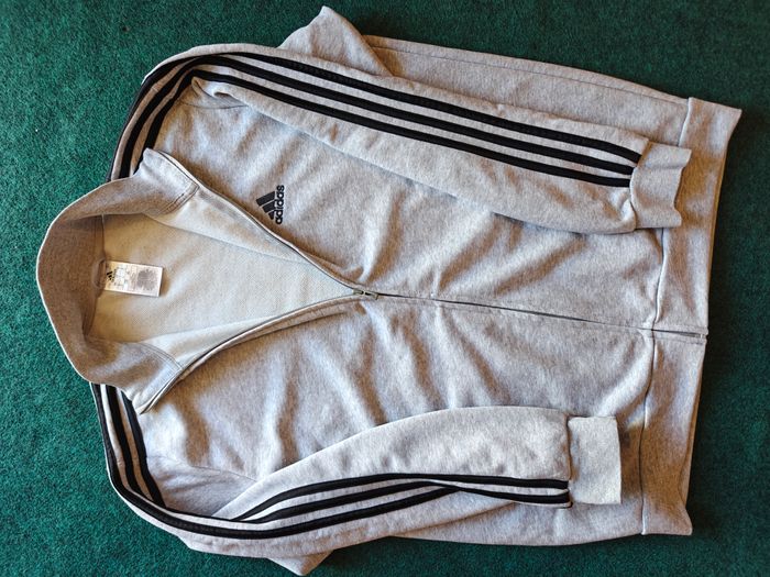 Adidas - Men's Basic 3 Stripes Fleece Track Top 3