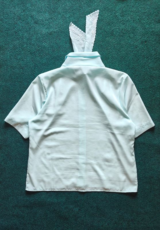 C&A Golden Gate -  Woman's Shirt Short Sleeve Light Blue 2