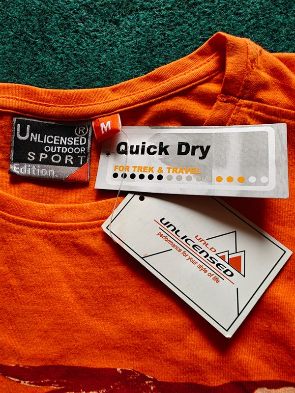 Unlicensed  -  Men's Outdoor T-Shirt Orange Blaze 5