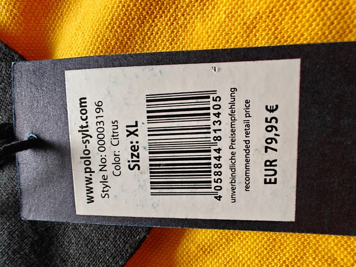 Polo Sylt  -  Men's Polo Short Sleeve Citrus 4