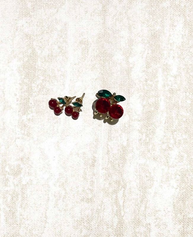 Cherry earrings 1