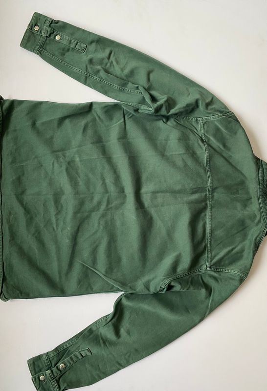 Green Relaxed Fit Shirt Jacket 2