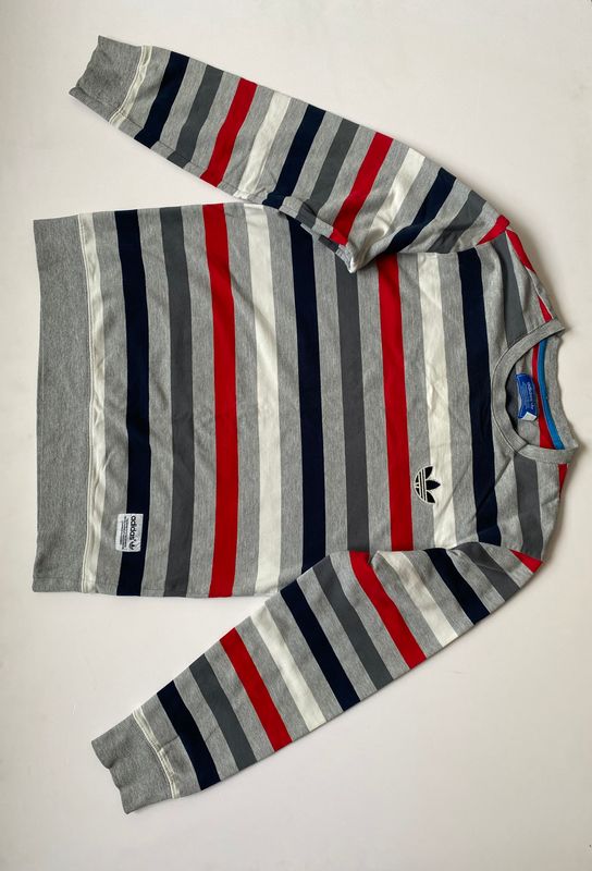 Striped Crewneck Sweatshirt 1