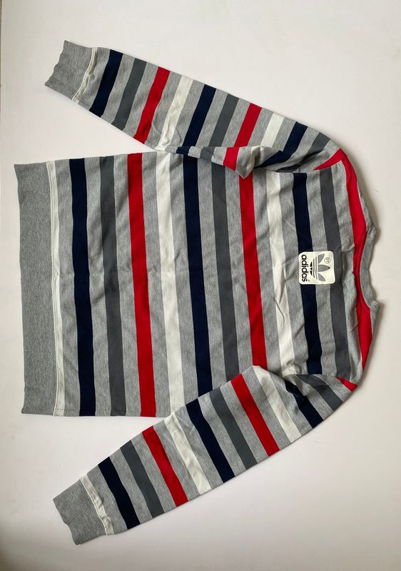 Striped Crewneck Sweatshirt 2