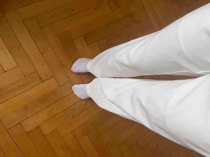White tailored pants / pantallona te bardhe 5