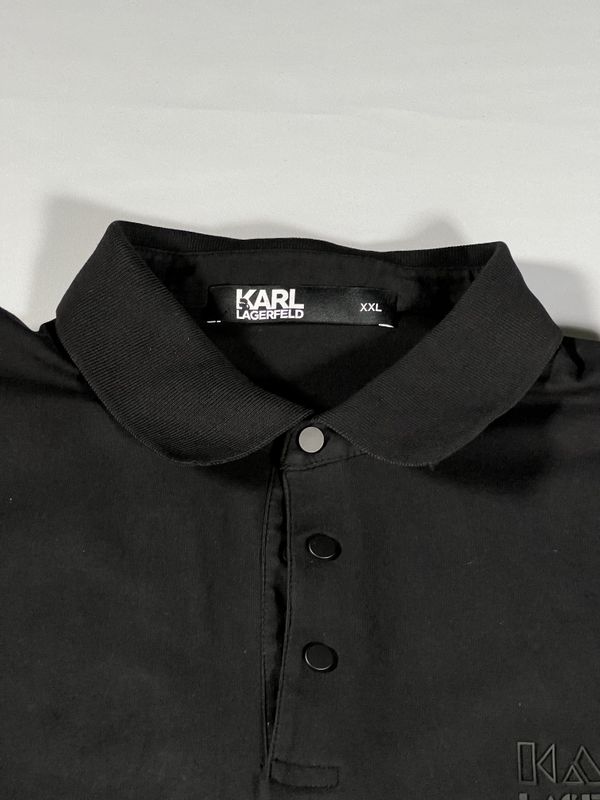 Karl Lagerfeld Longsleeve Polo Shirt 251 7