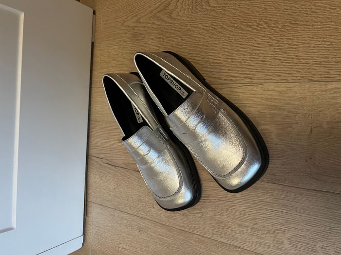 Silver loafers  3