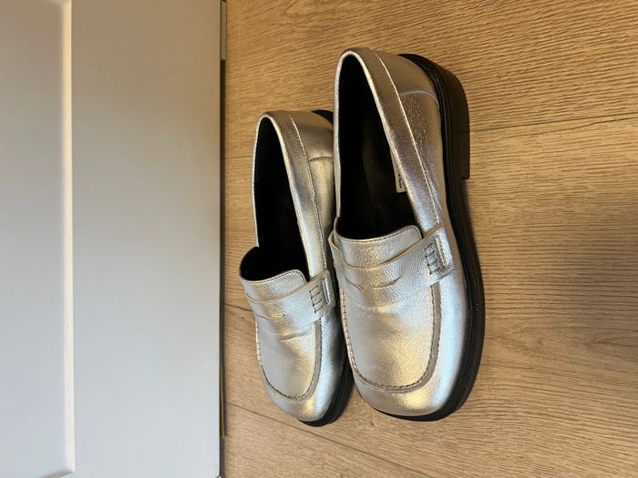 Silver loafers  2