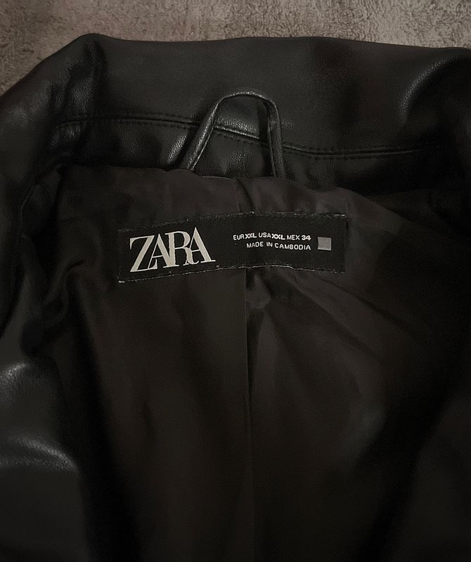 Zara Leather jacket 3