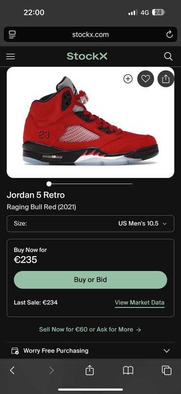 Jordan 5 Retro Raging Bull Red (2021) 5