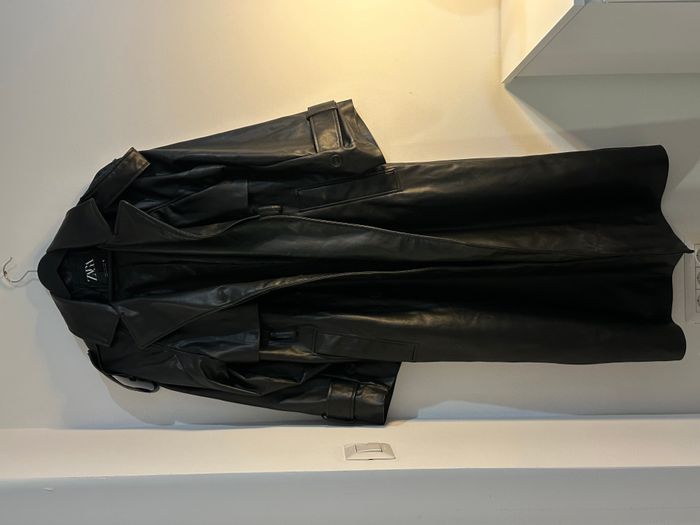 Leather coat  1